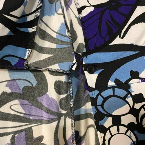 Tiana B. Floral Wrap Dress | Size M | 3/4 Sleeve True Wrap – Effortlessly Chic - Picture 12 of 16